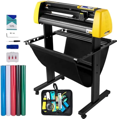 Zdjęcie produktu dla 34-calowa wycinarka do winylu/plotter Oprogramowanie do wycinania znaków 3 ostrza Ekran LCD