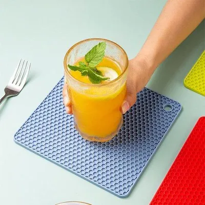 Immagine prodotto di Tappetino in silicone per pentole e padelle - antiscivolo - resistente al calore - fino a 250 °C