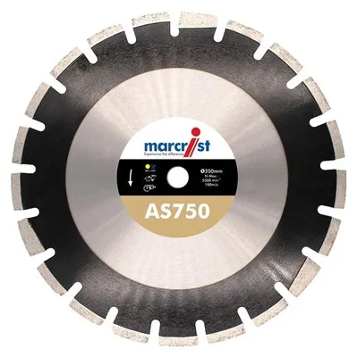 Zdjęcie produktu dla Tarcza diamentowa Marcrist AS750 350 mm do asfaltu