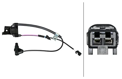 Produktbild von Sensor Raddrehzahl Hinterachse Hallsensor HELLA für TOYOTA HIGHLANDER