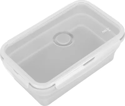 Obrázek produktu pro Skládací obědový box, šedý, objem 1200 ml