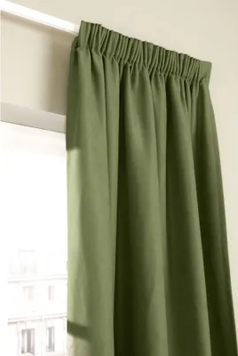 Produktbild von MOONDREAM ThermActiv® Thermovorhang | Patentierte Technologie | Faltenband | Grün MC533 | 130B x 250H cm