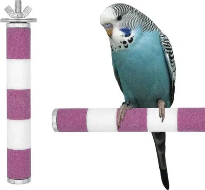Produktbild von Famanu Vogelstandaard 15 cm - Rosa und Weiß