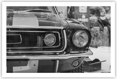 Produktbild von Poster - Poster ohne Rahmen - Ford Mustang Mach - 91,5x61 cm - Wand Bild - Wanddeko - Wandbilder - Kunstposter - Wandposter - Bilder - Kunstdruck - Wanddekoration - Wandbild - P2XAA91x61-4619