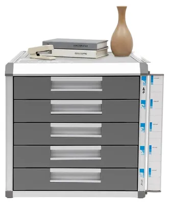 Produktbild von Ablagebox mit Schubladen aus Aluminiumlegierung für das Büro