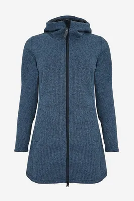 Image de Manteau en polaire tricoté coupe-vent pour femme ELKLINE MORNING DEW
