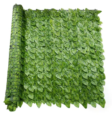 Produktbild von Sichtschutzzaun, 300 x 50 cm, künstliches Efeu-Rankgitter, Wandverkleidung, Windschutz, für den Innen- und Außenbereich, 3 m