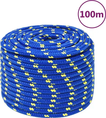 Produktbild von Bootsseil Blau 12 mm 100 m Polypropylen