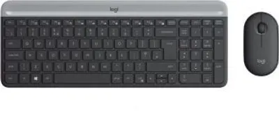 Obrázok produktu pre Logitech 920-009260, Plná veľkosť (100 %), Bezdrôtový, RF Wireless, QWERTZ, Grafit, Obsahuje myš