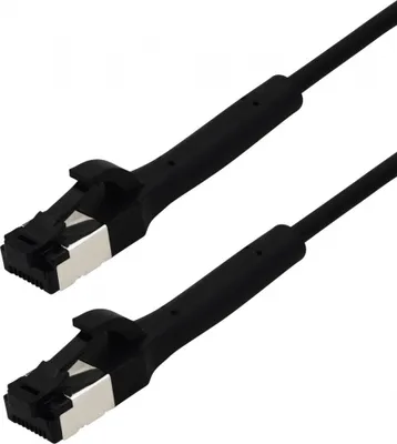 Zdjęcie produktu dla Kabel sieciowy Transmedia TI 42-1 L CAT 8.1 czarny