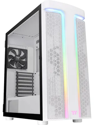 Produktbild von Thermaltake H590 TG ARGB, Midi Tower, PC, Weiß, ATX, EATX, micro ATX, Mini-ITX, SPCC, Gehärtetes Glas, Multi