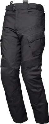 Productafbeelding van Modeka Lucano waterdichte motorbroek, zwart, korte model (maat M)