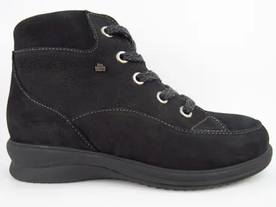 Produktbild von Finn Comfort Parsenn Nubuk black ZIP Stiefelette Schwarz : 39