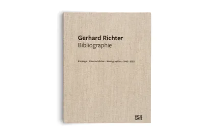 Productafbeelding van Gerhard Richter. Bibliographie: Kataloge · Künstlerbücher · Monographien · 1962-2022