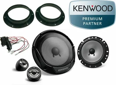 Produktbild von Kenwood Lautsprecher System Einbau Set Tür passend für Skoda Octavia II 1Z 2004 bis 2013