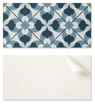 Produktbild von Set selbstklebender Fliesen mit abstraktem geometrischem Muster, 10 x 40 x 20 cm