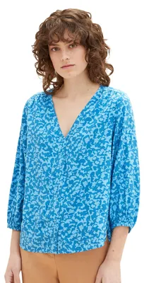 Produktbild von TOM TAILOR Damen 1036688 Bluse, 31746 - Blue Geo Design, 40