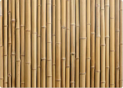 Produktbild von Bambusmuster – Bodenschutzmatte – Rutschfest – Schutzmatte für Büro – Vinylmatte – Stuhlunterlage  – 140 x 100 cm
