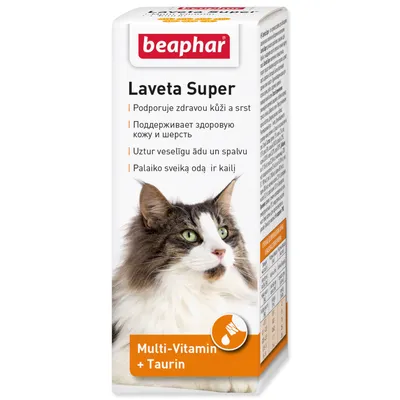Obrázok produktu pre Beaphar Laveta Super vit. vyživujúca srsť pre mačky 50ml
