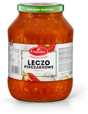 Zdjęcie produktu dla Leczo pieczarkowe pikantne 2,59kg Urbanek