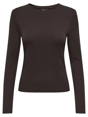 Produktbild von Only ONLRILEY O-NECK L/S TOP JRS NOOS Black Coffee M