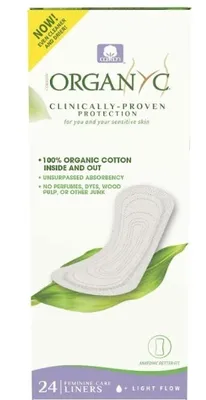 Obrázok produktu pre Organyc, Hygienické vložky, 24 kusov