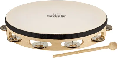 Produktbild von Nino NINO25 Natural 10" Fellbezogenes Tambourin