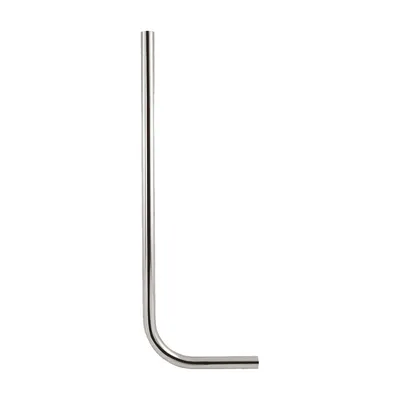 Produktbild von tecuro Spülrohr Ø 28 mm für WC-Druckspüler - Messing verchromt 700 x 200 mm, gerade