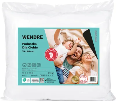Produktbild von Antiallergisches Kopfkissen weiß 70x80 cm groß