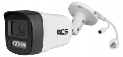 Produktbild von Weiße Außen-IP-Kamera Bcs 4 Mpx Bullet Poe Ir 30 m Mikrofon Wdr Ip67 2.8 mm