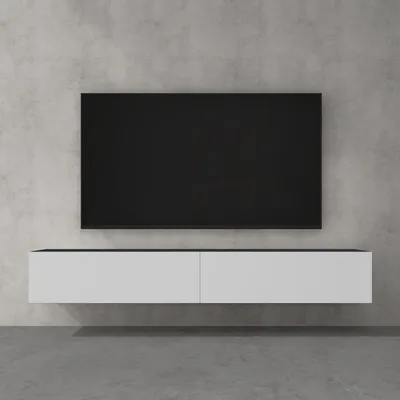 Produktbild von doporro TV Lowboard hängend Fernsehschrank Wohnzimmer | TV-Schrank hängend Fernsehtisch Hängeschrank 200cm Fernsehschrank02