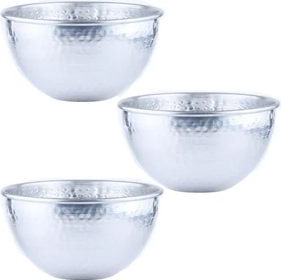 Image de 3 plats de service vintage Erla Argent 24cm