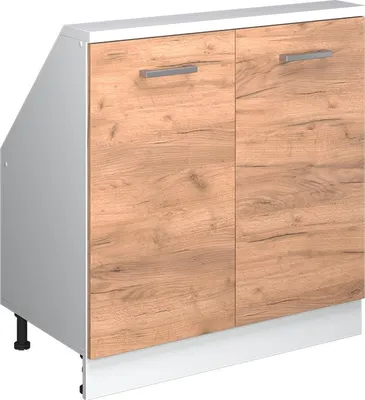 Produktbild von Dachschrägenschrank Vicco Rion Goldkraft Eiche mit 2 Türen, Model 56174