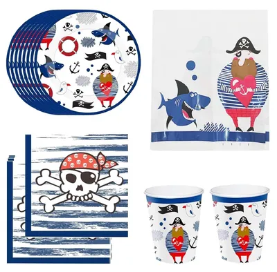 Immagine prodotto di Decorazioni a tema pirata per feste di compleanno