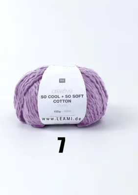 Produktbild von Rico Creative So Cool + So Soft Baumwolle Chunky Flieder