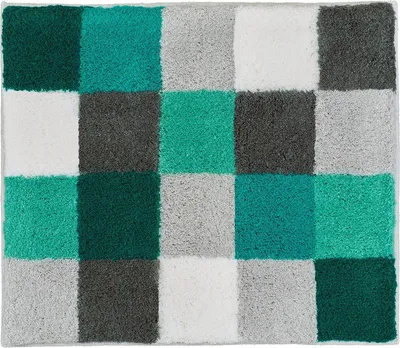Produktbild von Kleine Wolke Badteppich CARO Petrol 55 x 65 cm