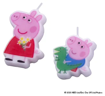 Immagine prodotto di Set Candeline Peppa Pig, 2 pezzi