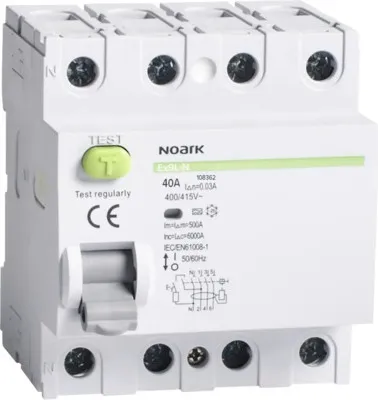 Obrázok produktu pre Prúdový chránič 108362 4P, 40A A 30mA