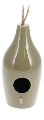 Produktbild von Keramisches Vogelhaus Modern, grün