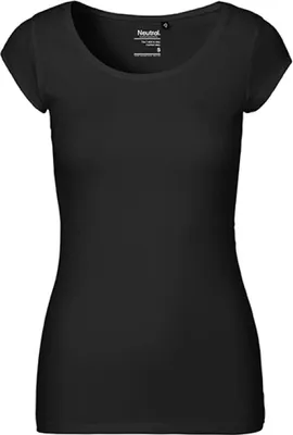 Immagine prodotto di Neutral O81010 | Maglietta a girocollo da donna / 100% cotone equosolidale - Colore: Nero - Taglia: XL