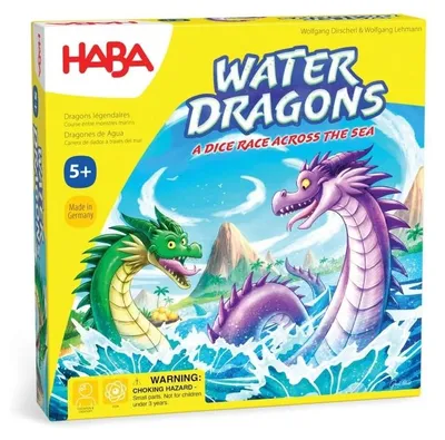 Obrázek produktu pro Vzdělávací hra Haba Vodní draci - barevná kartonová stolní hra pro děti