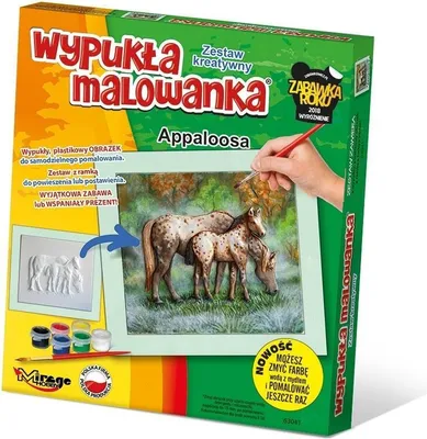Obrázok produktu pre Vypuklé maľovanie Kone - Appaloosa