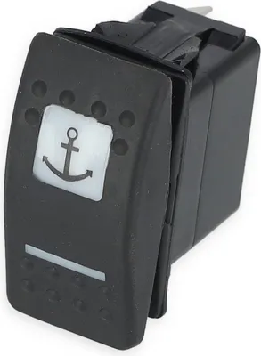 Produktbild von Kippschalter ON-OFF-ON, 12 V, mit verschiedenen Symbolen wählbar, ohne LED & Beleuchtung Symbol: Ankerwinde