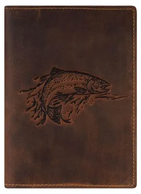 Zdjęcie produktu dla Skórzane etui na karty Greenburry Vintage 328B-FISH-25