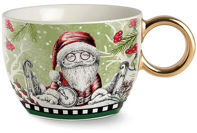 Weihnachtsmann-Frühstücksbecher 530 ml