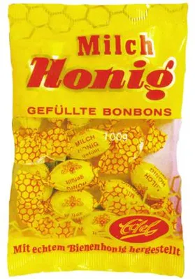 Produktbild von Van Vliet Milch-Honigbonbons, Beutel (100 g)