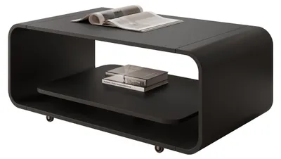 Produktbild von MIRJAN24 Couchtisch Elio, Wohnzimmer Kaffeetisch (Farbe: Schwarz)