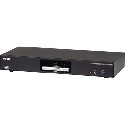 Produktbild von ATEN CS1942DP KVMP-Switch 2-fach, DisplayPort für 2 Displays 4K, USB 3.0, Audio