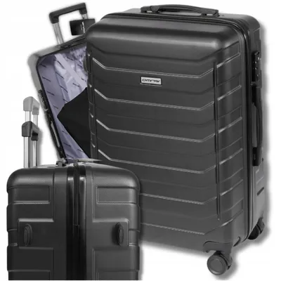 Produktbild von OMNA | Reisekoffer XXL - 94L - Schwarz - Geräumig und stylish - Ideal für lange Reisen