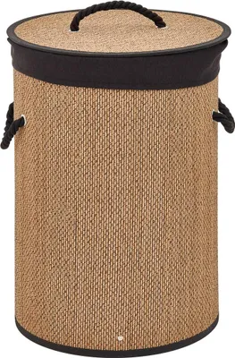 Produktbild von Wäschekorb stemy 48l schwarz und beige - 5 five simply smart